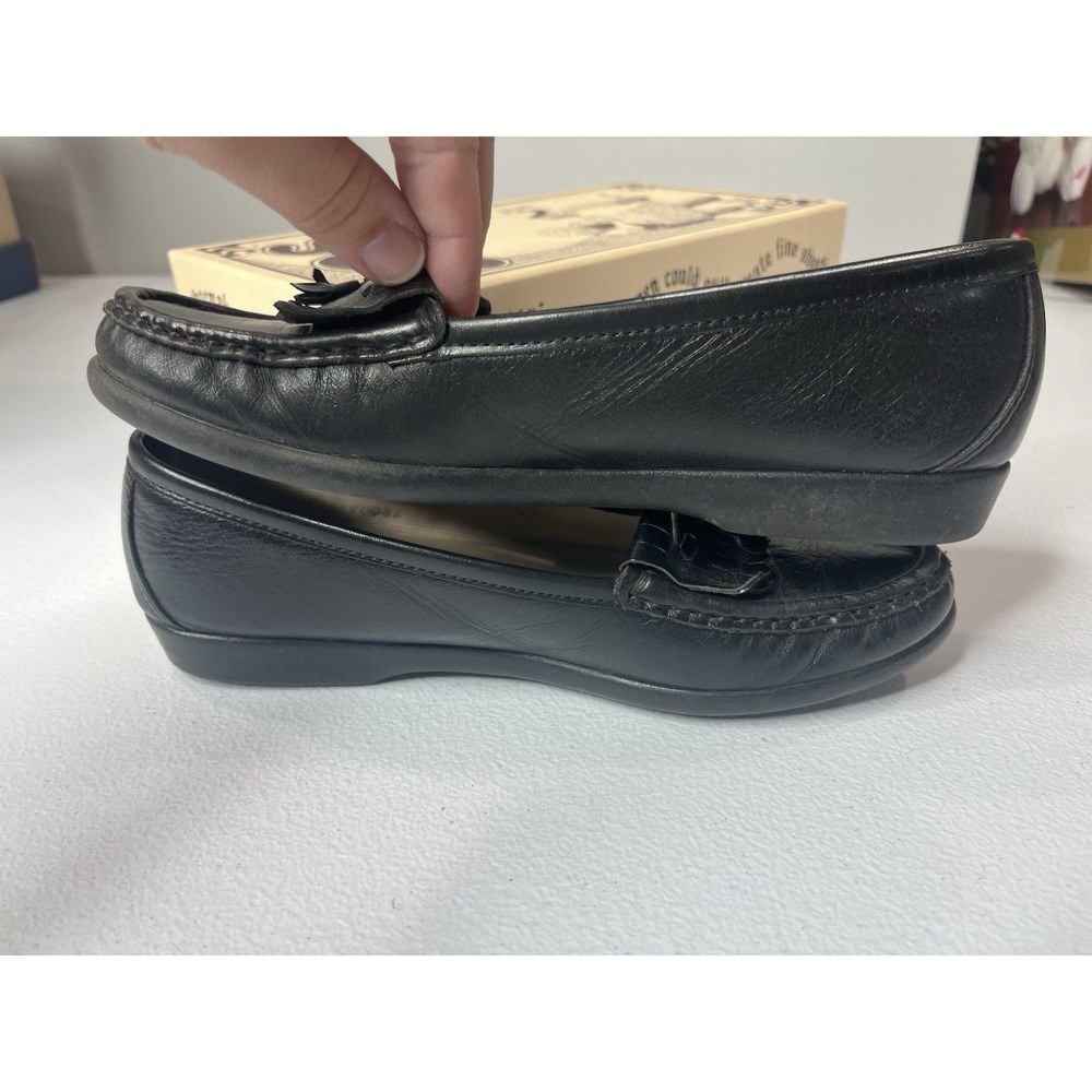 SAS Softie Tripad‎ Women's Size 7NTassel Slip-On Loafer Black Comfort W/ Box - Picture 12 of 14
